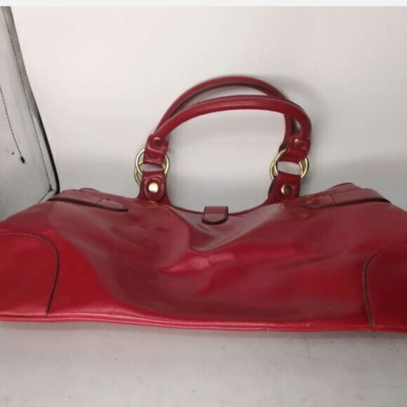 NY and C Red leather handbag‎ - Picture 2 of 8